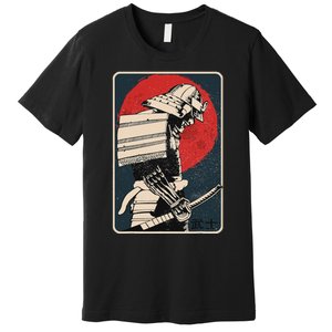 Tokyo Japanese Asia Martial Arts Style Retro Samurai Premium T-Shirt