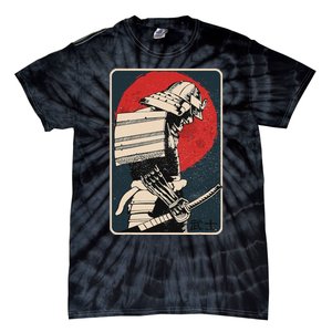 Tokyo Japanese Asia Martial Arts Style Retro Samurai Tie-Dye T-Shirt