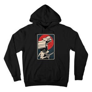 Tokyo Japanese Asia Martial Arts Style Retro Samurai Tall Hoodie