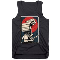 Tokyo Japanese Asia Martial Arts Style Retro Samurai Tank Top