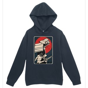 Tokyo Japanese Asia Martial Arts Style Retro Samurai Urban Pullover Hoodie