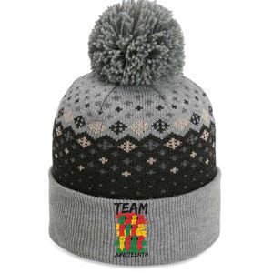 Team Juneteenth Black History Freedom Great Gift The Baniff Cuffed Pom Beanie