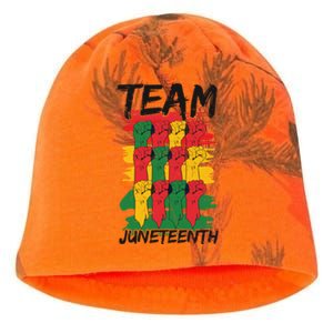 Team Juneteenth Black History Freedom Great Gift Kati - Camo Knit Beanie