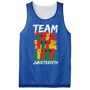 Team Juneteenth Black History Freedom Gift Mesh Reversible Basketball Jersey Tank