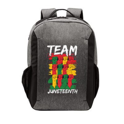 Team Juneteenth Black History Freedom Gift Vector Backpack