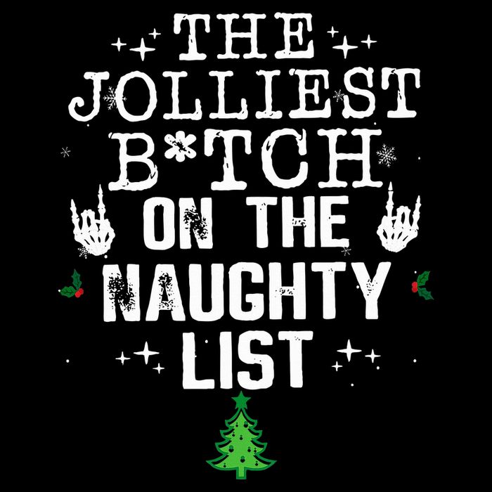 The Jolliest Bitch On The Naughty List Funny Christmas  Impact Tech Backpack