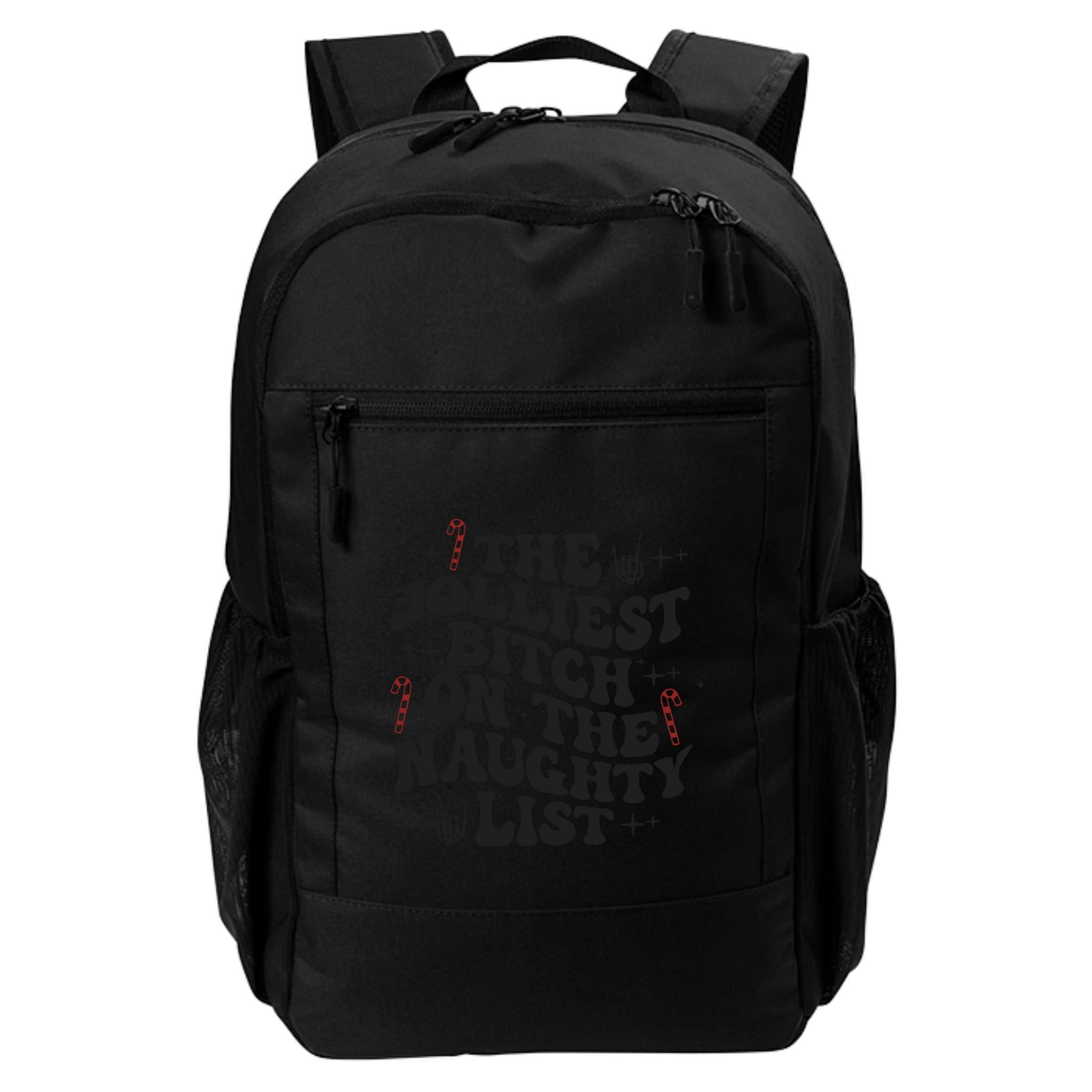 The Jolliest Bitch On The Naughty List Backpack