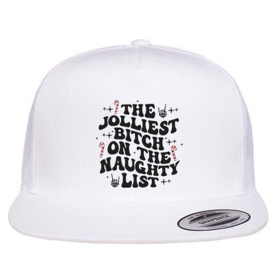 The Jolliest Bitch On The Naughty List Flatbill Hat