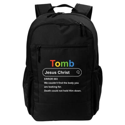 Tomb Jesus Christ Error 003 We Couldnt Find The Body Backpack