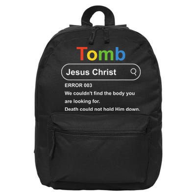 Tomb Jesus Christ Error 003 We Couldnt Find The Body 16 in Basic Backpack