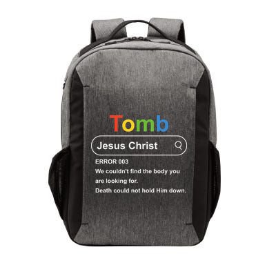 Tomb Jesus Christ Error 003 We Couldnt Find The Body Vector Backpack