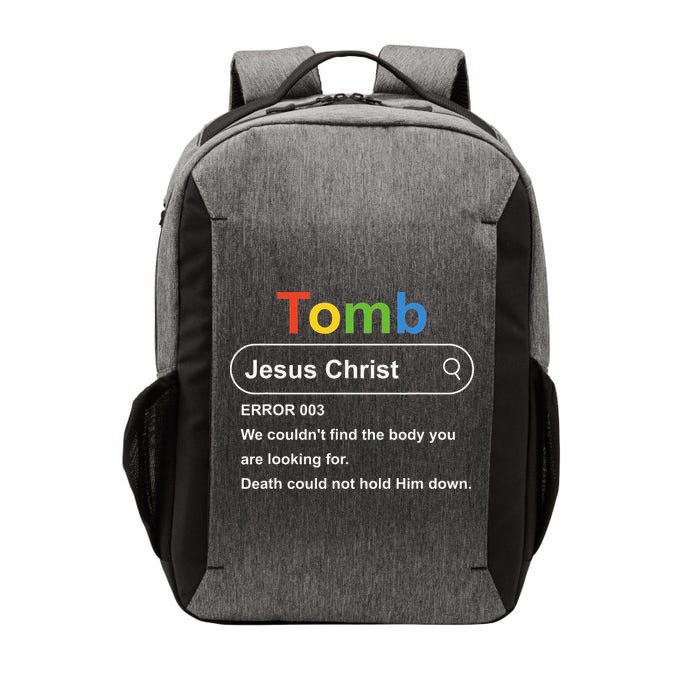 Tomb Jesus Christ Error 003 We Couldnt Find The Body Vector Backpack