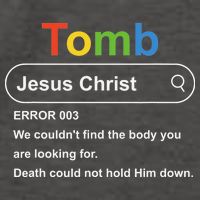 Tomb Jesus Christ Error 003 We Couldnt Find The Body Vector Backpack