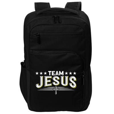 Team Jesus Christian Prayer Warrior Bible Christ Believer Impact Tech Backpack