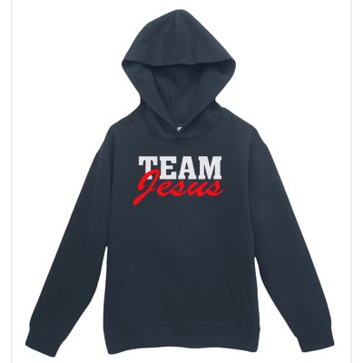 Team Jesus Christian Faith Quote Believer Saying Urban Pullover Hoodie