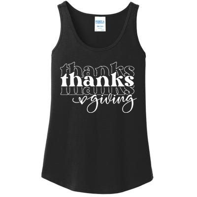 Thanksgiving Joyful Celebration Ladies Essential Tank