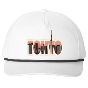 Tokyo Japan City Skyline Snapback Five-Panel Rope Hat