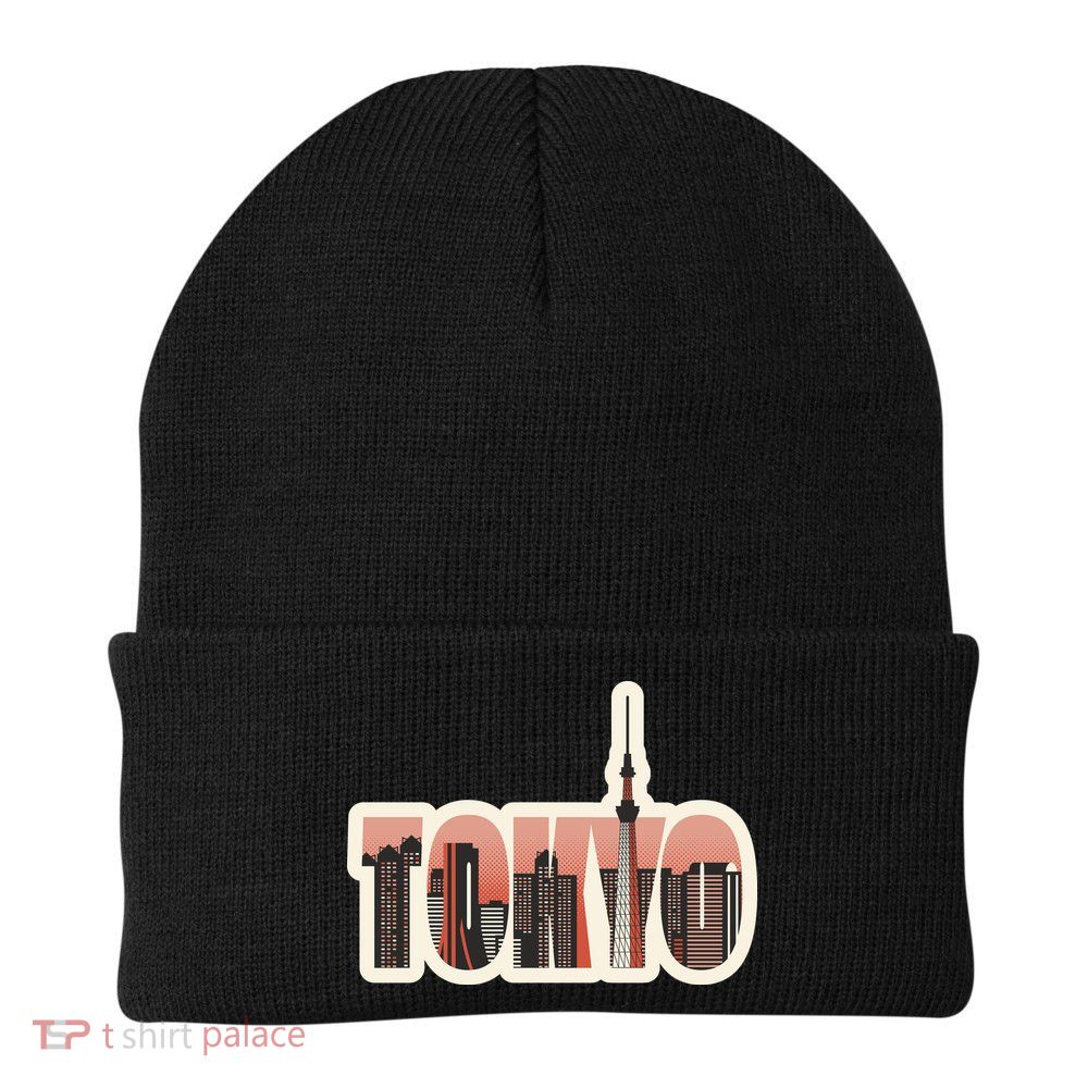 Tokyo Japan City Skyline Beanie