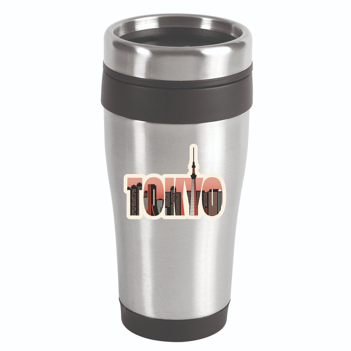 Tokyo Japan City Skyline 16oz Travel Tumbler
