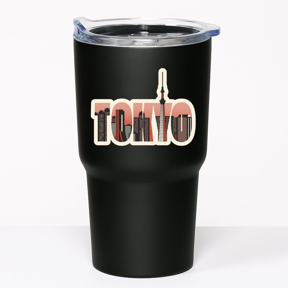 Tokyo Japan City Skyline Tumbler
