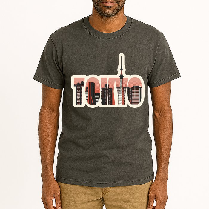 Tokyo Japan City Skyline Tall T-Shirt