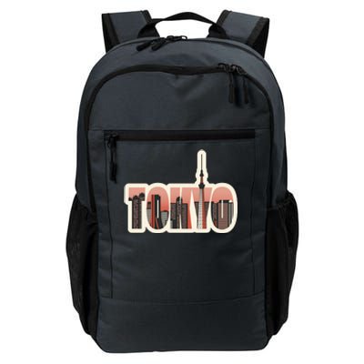 Tokyo Japan City Skyline Daily Commute Backpack