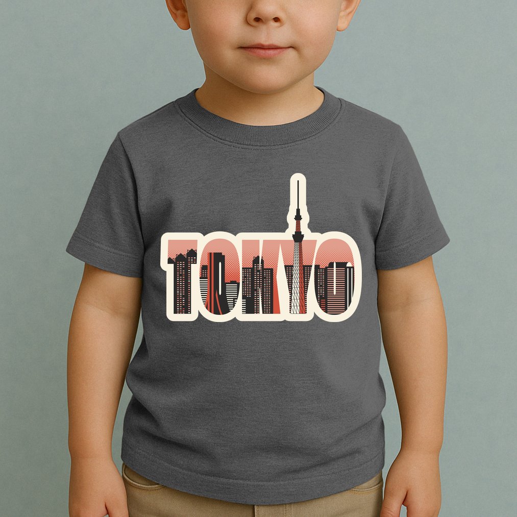 Tokyo Japan City Skyline Toddler T-Shirt