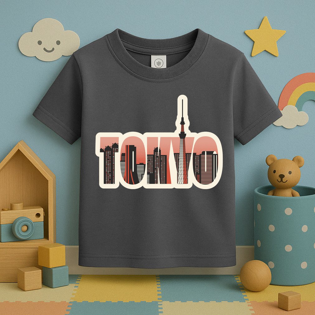 Tokyo Japan City Skyline Toddler T-Shirt