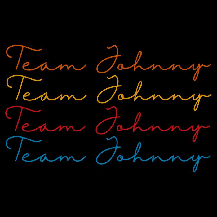 Team Johnny Colorful Backpack