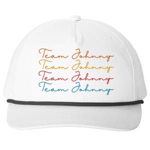 Team Johnny Colorful Snapback Five-Panel Rope Hat