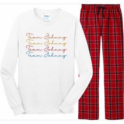 Team Johnny Colorful Long Sleeve Pajama Set