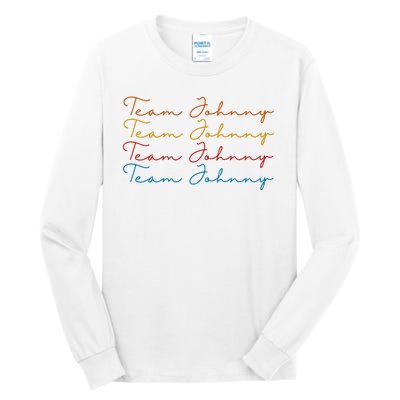 Team Johnny Colorful Tall Long Sleeve T-Shirt