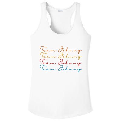 Team Johnny Colorful Ladies PosiCharge Competitor Racerback Tank