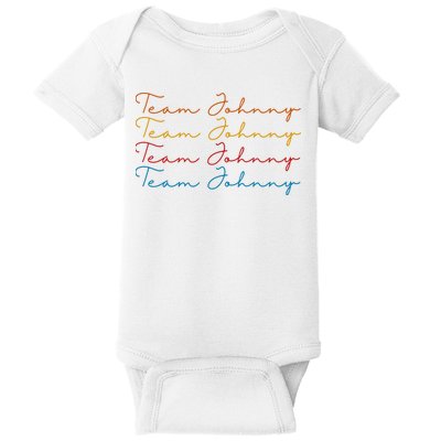 Team Johnny Colorful Baby Bodysuit