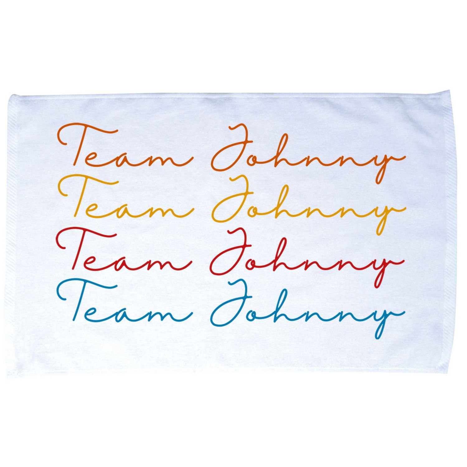 Team Johnny Colorful Microfiber Hand Towel