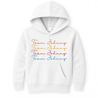 Team Johnny Colorful Kids Hoodie