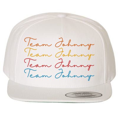 Team Johnny Colorful Wool Snapback Cap