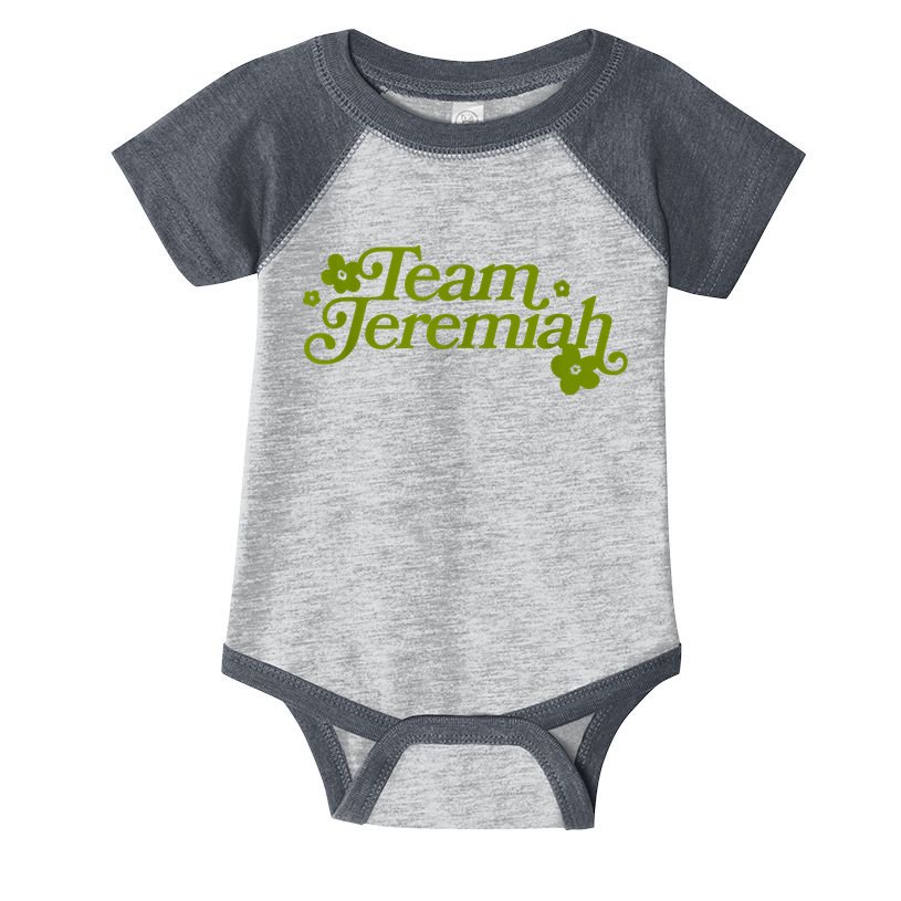 Team Jeremiah Cousins Beach Infant Baby Jersey Bodysuit