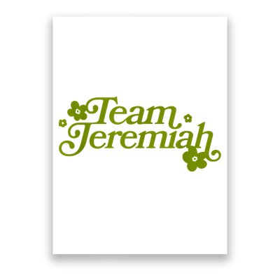 Team Jeremiah Cousins Beach Poster