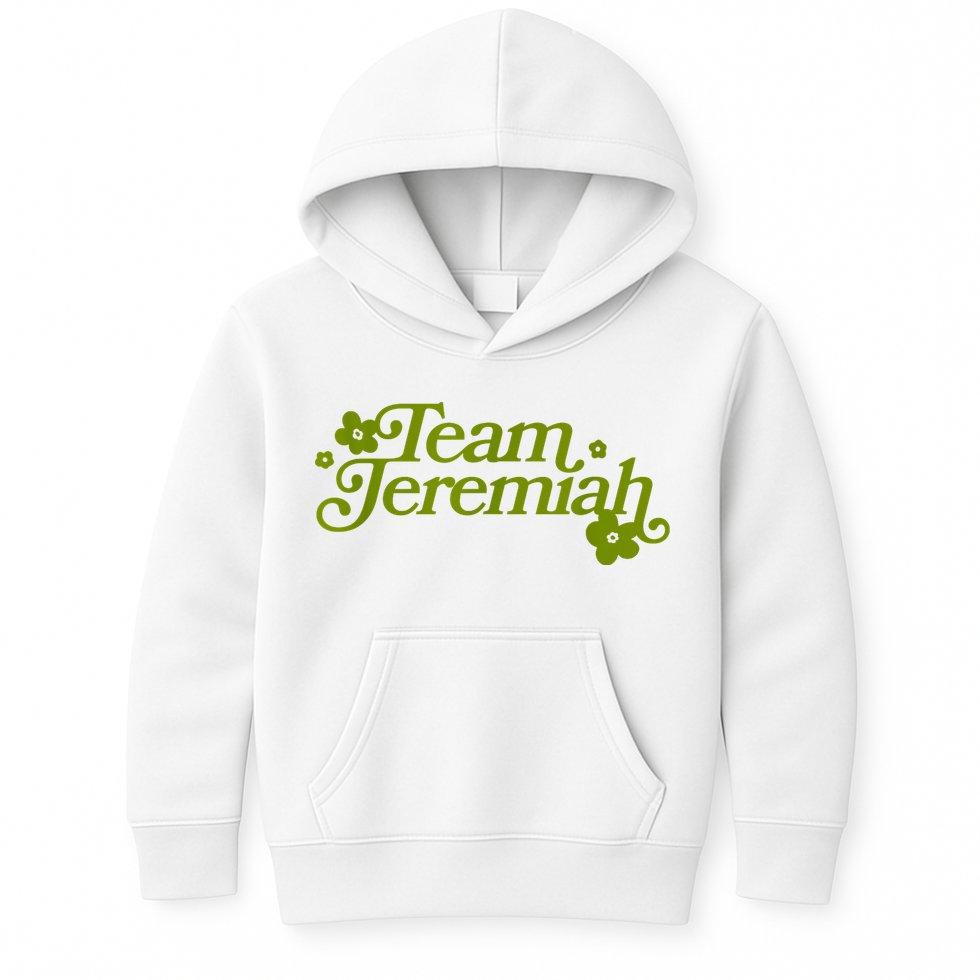 Team Jeremiah Cousins Beach Kids Hoodie
