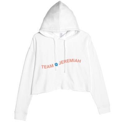 Team Jeremiah Cousins Beach Crop Fleece Hoodie