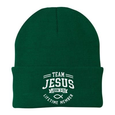 Team Jesus Christian Faith Religious Men Women Gifts Knit Cap Winter Beanie