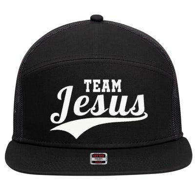 Team Jesus Christian 7 Panel Mesh Trucker Snapback Hat