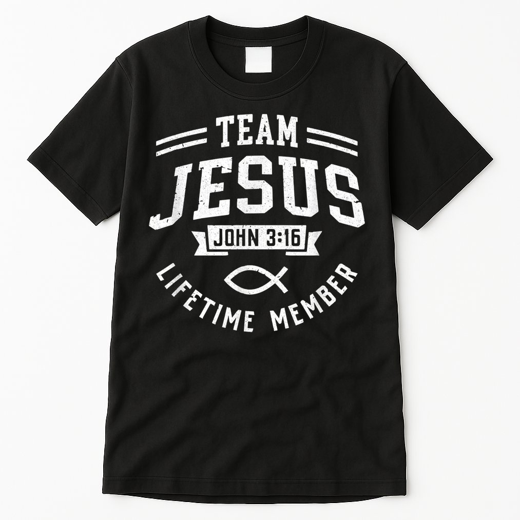 Team Jesus Christian Gifts For Men Women Tall T-Shirt