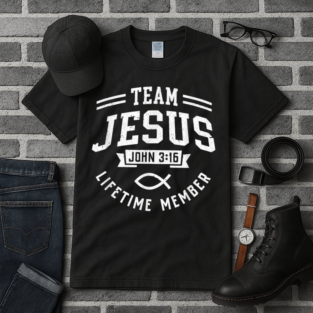 Team Jesus Christian Gifts For Men Women Tall T-Shirt