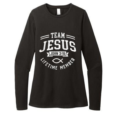 Team Jesus Christian Gifts For Men Women Womens CVC Long Sleeve Shirt