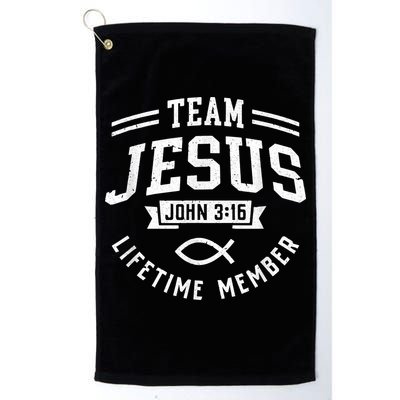 Team Jesus Christian Gifts For Men Women Golf Towel