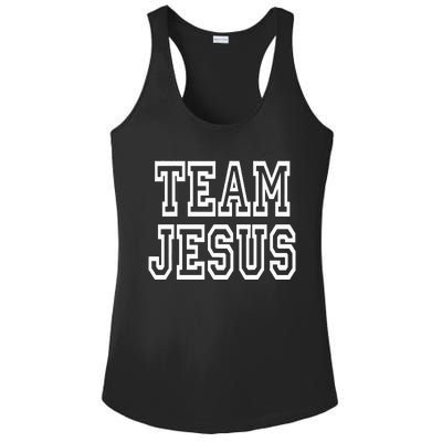 Team Jesus Clothing For People Who Like Jesus Ladies PosiCharge Competitor Racerback Tank