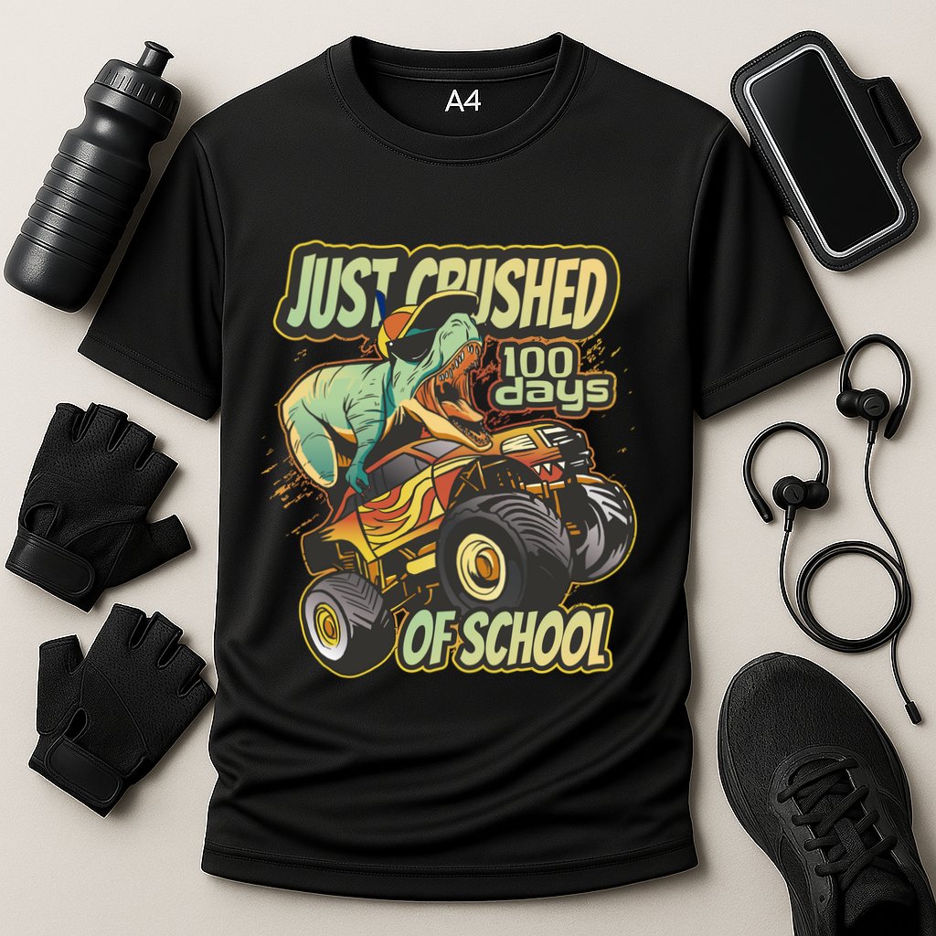 TRex Just Crushed 100 Days Of School Performance Shirt