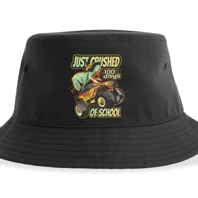 TRex Just Crushed 100 Days Of School Sustainable Bucket Hat